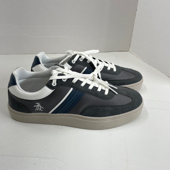 Original Penguin Men's Gray and White Sneakers - Picture 1 of 5